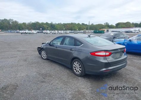 2016 Ford Fusion S из США, поврежденный, VIN 3FA6P0G79GR377516
